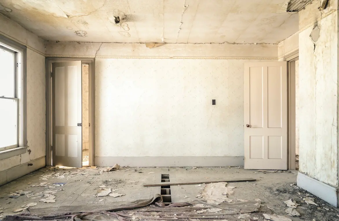 Waste disposal crew managing a cleanout project in Dahlonega